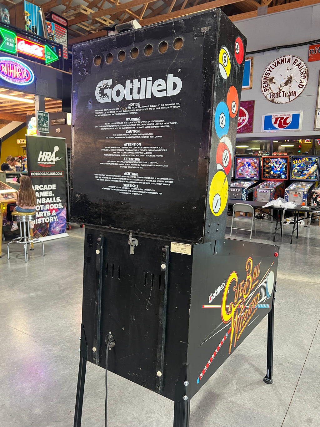 Cue Ball Wizard - 1992 Gottlieb Pinball Machine - WORKS 100% - Nice Game Ready for your Home or Arcade!
