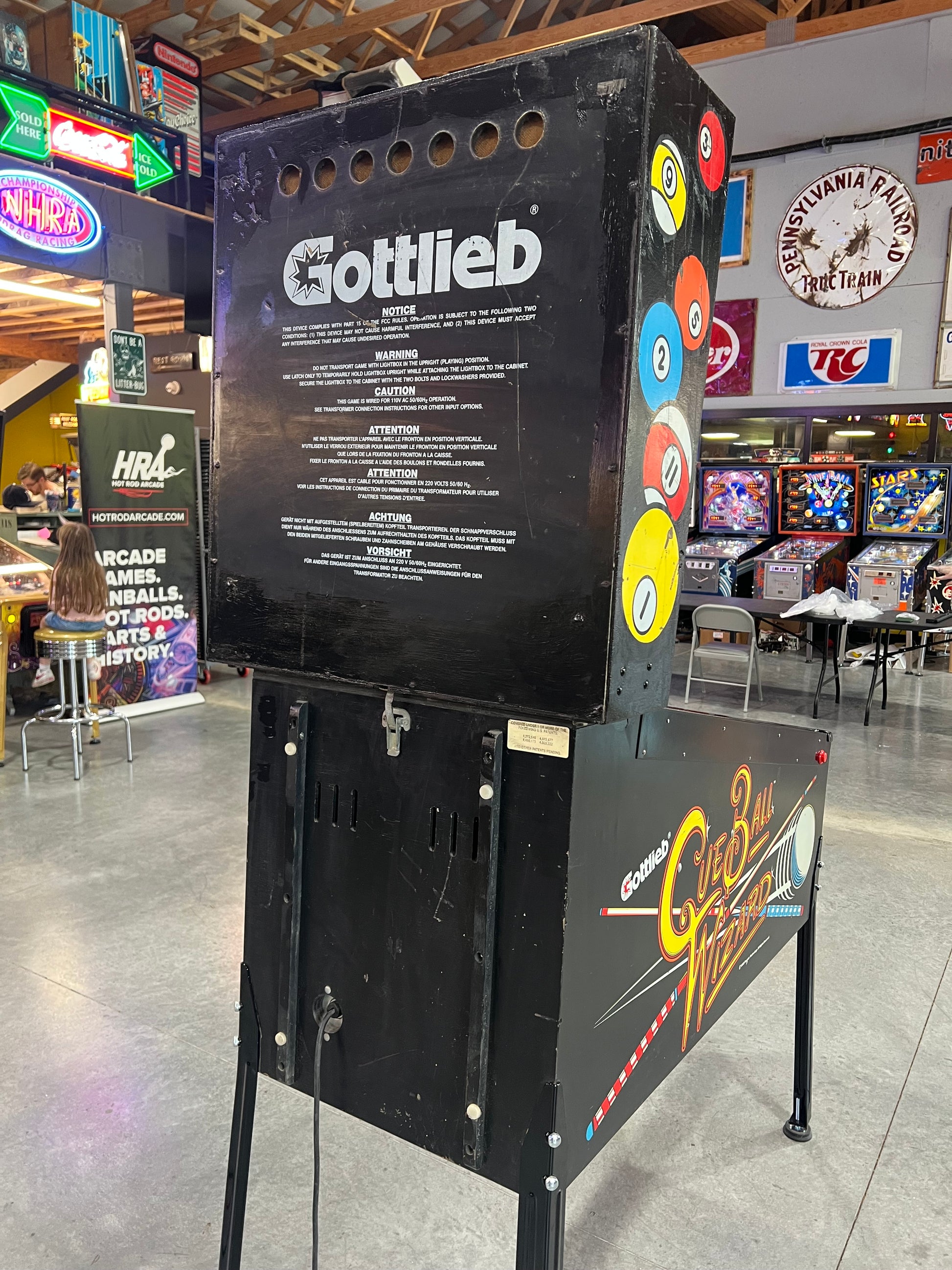 Cue Ball Wizard - 1992 Gottlieb Pinball Machine - WORKS 100% - Nice Game Ready for your Home or Arcade!