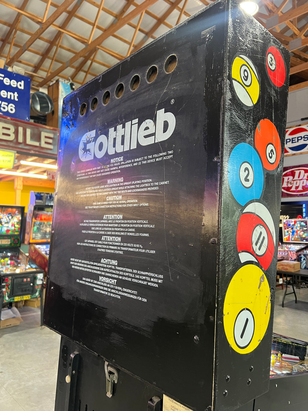 Cue Ball Wizard - 1992 Gottlieb Pinball Machine - WORKS 100% - Nice Game Ready for your Home or Arcade!