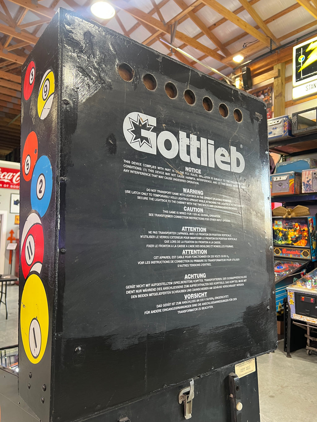 Cue Ball Wizard - 1992 Gottlieb Pinball Machine - WORKS 100% - Nice Game Ready for your Home or Arcade!