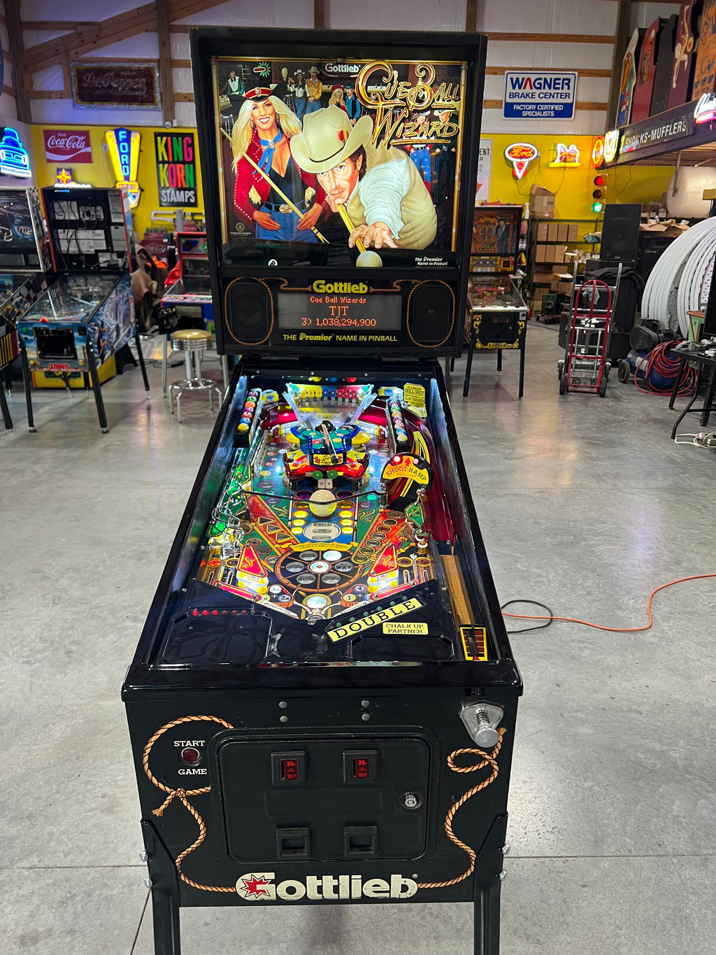 Cue Ball Wizard - 1992 Gottlieb Pinball Machine - WORKS 100% - Nice Game Ready for your Home or Arcade!