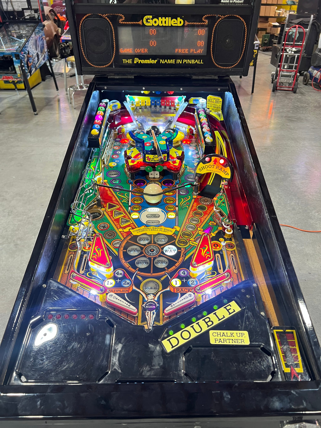 Cue Ball Wizard - 1992 Gottlieb Pinball Machine - WORKS 100% - Nice Game Ready for your Home or Arcade!