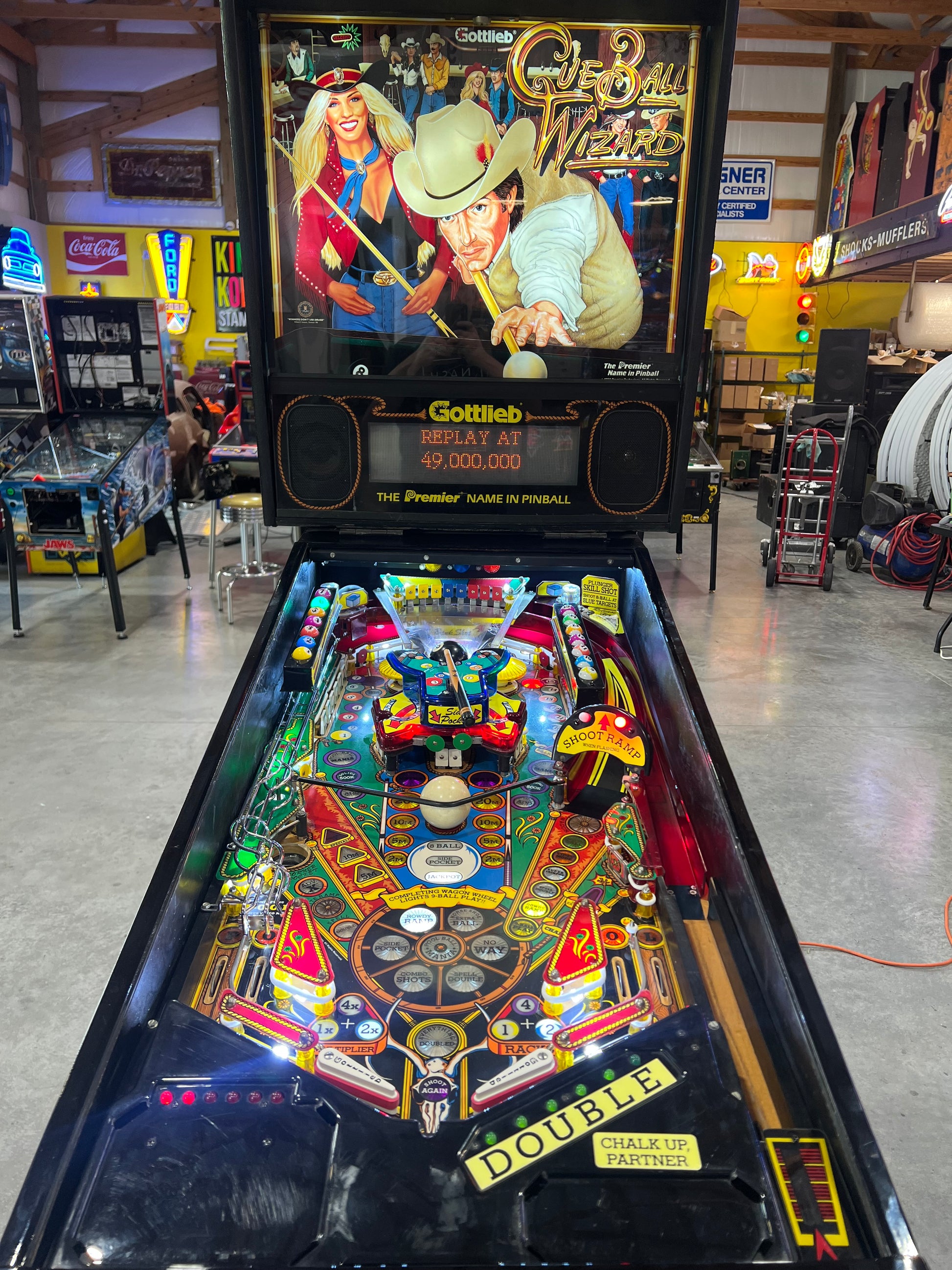 Cue Ball Wizard - 1992 Gottlieb Pinball Machine - WORKS 100% - Nice Game Ready for your Home or Arcade!