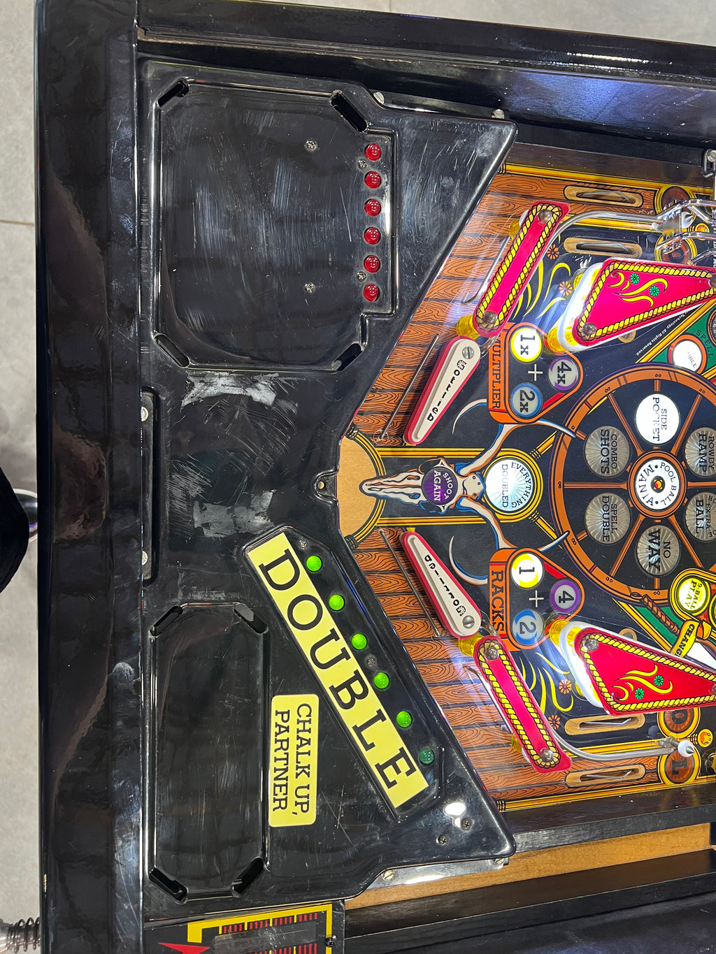 Cue Ball Wizard - 1992 Gottlieb Pinball Machine - WORKS 100% - Nice Game Ready for your Home or Arcade!