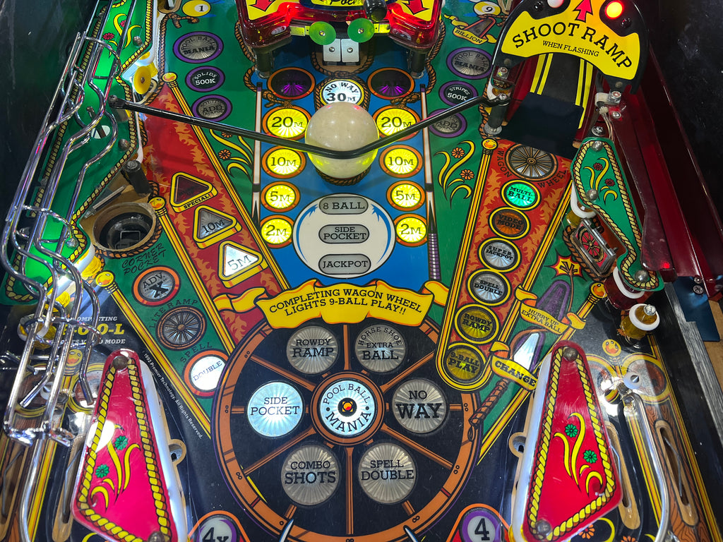 Cue Ball Wizard - 1992 Gottlieb Pinball Machine - WORKS 100% - Nice Game Ready for your Home or Arcade!