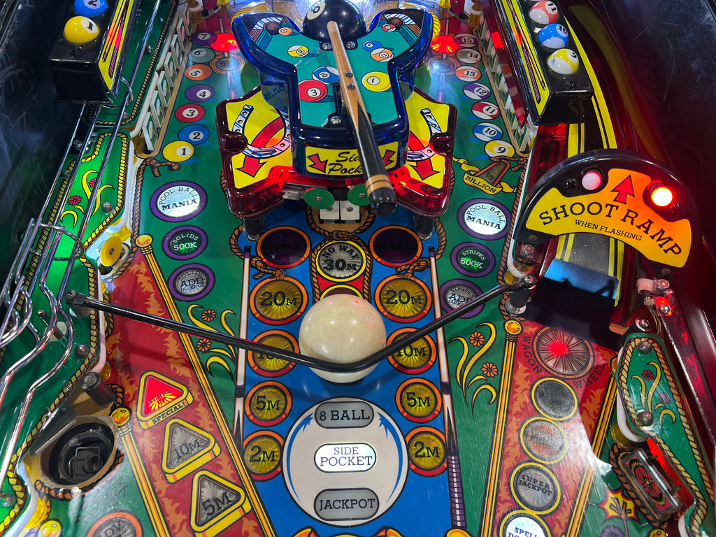 Cue Ball Wizard - 1992 Gottlieb Pinball Machine - WORKS 100% - Nice Game Ready for your Home or Arcade!