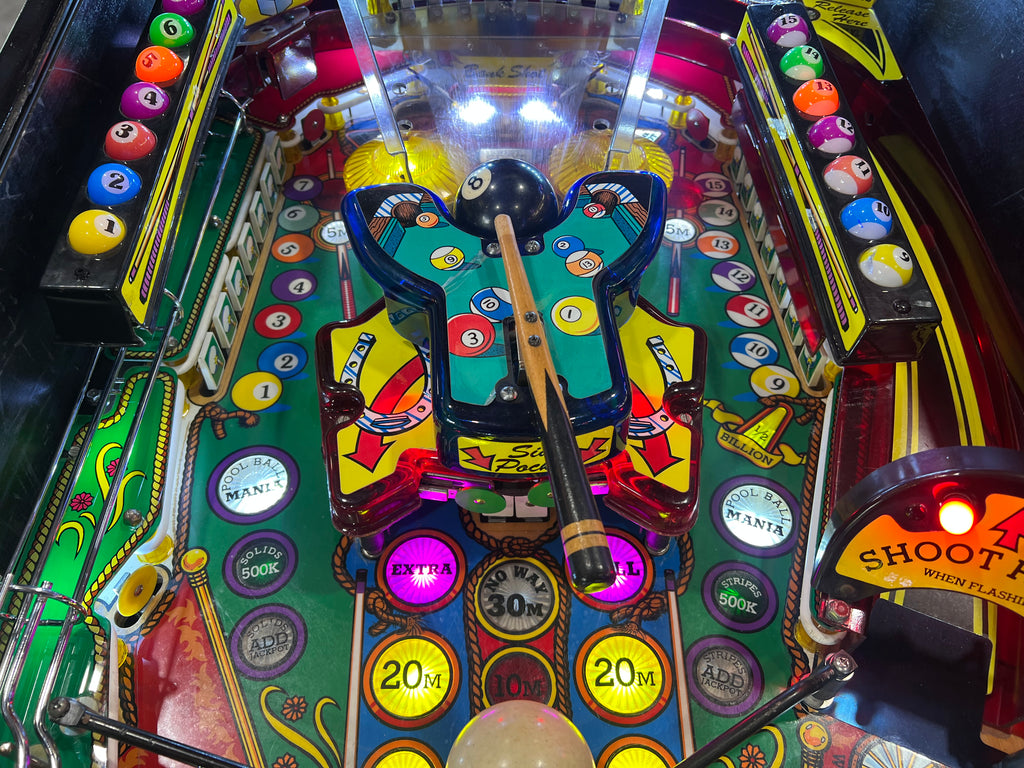 Cue Ball Wizard - 1992 Gottlieb Pinball Machine - WORKS 100% - Nice Game Ready for your Home or Arcade!