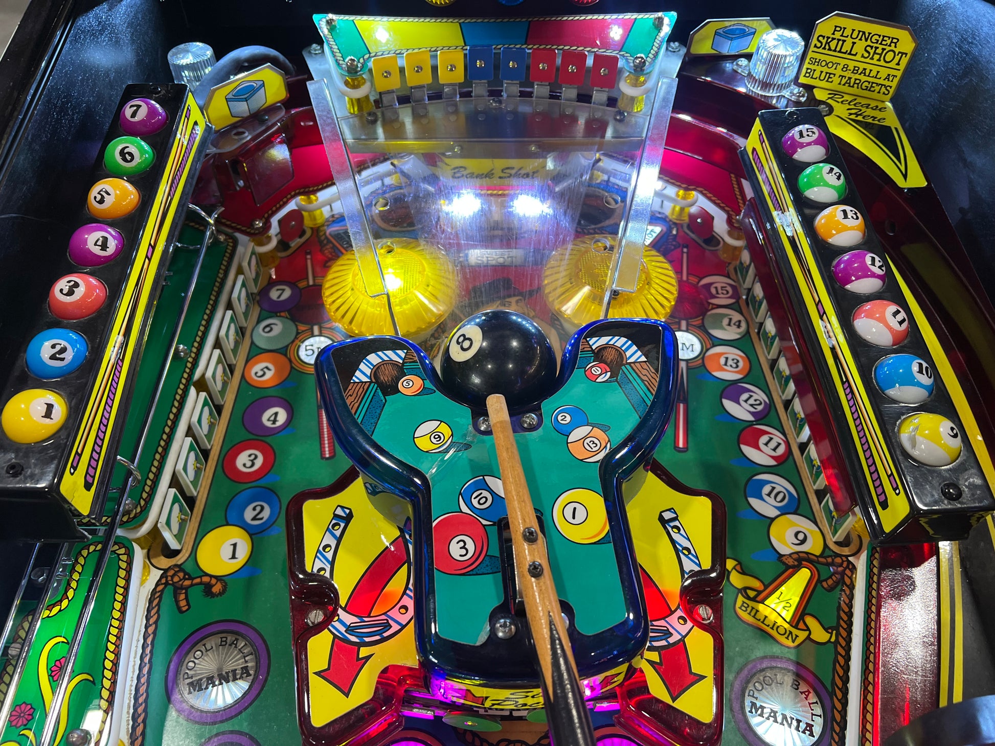 Cue Ball Wizard - 1992 Gottlieb Pinball Machine - WORKS 100% - Nice Game Ready for your Home or Arcade!