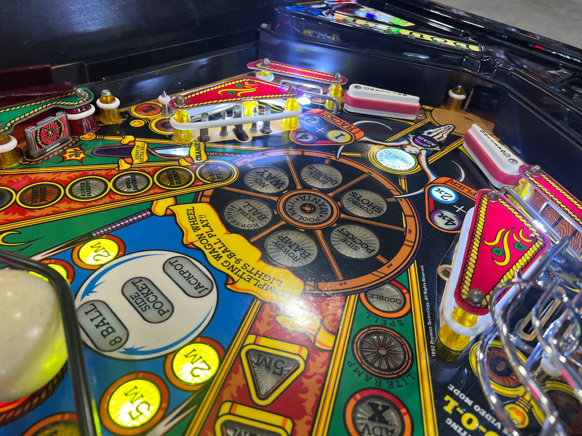 Cue Ball Wizard - 1992 Gottlieb Pinball Machine - WORKS 100% - Nice Game Ready for your Home or Arcade!