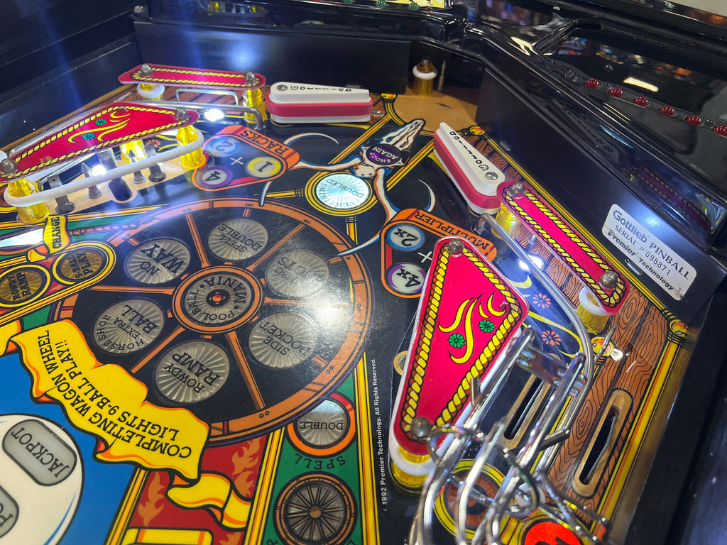Cue Ball Wizard - 1992 Gottlieb Pinball Machine - WORKS 100% - Nice Game Ready for your Home or Arcade!