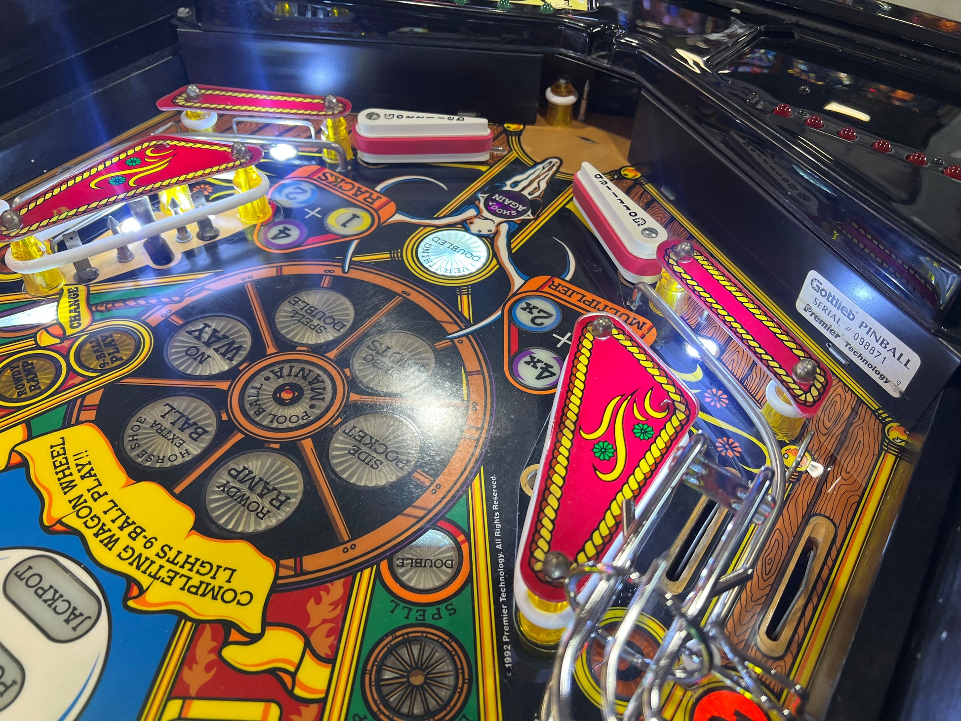 Cue Ball Wizard - 1992 Gottlieb Pinball Machine - WORKS 100% - Nice Game Ready for your Home or Arcade!