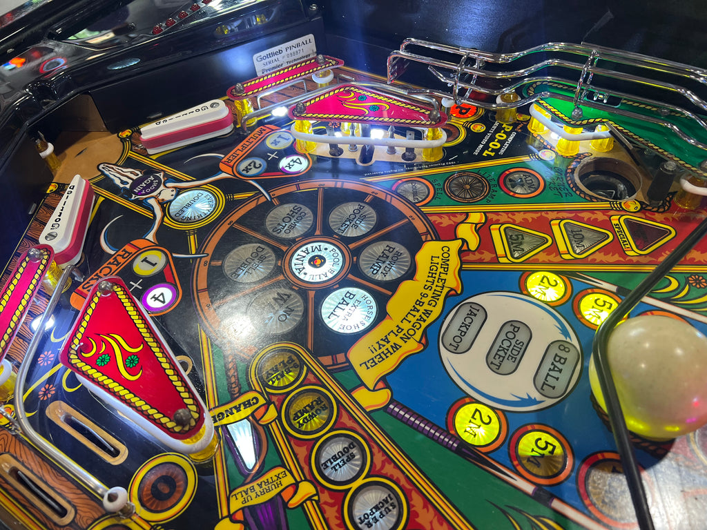 Cue Ball Wizard - 1992 Gottlieb Pinball Machine - WORKS 100% - Nice Game Ready for your Home or Arcade!