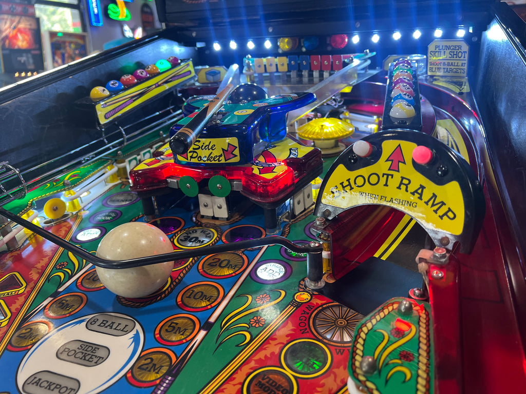 Cue Ball Wizard - 1992 Gottlieb Pinball Machine - WORKS 100% - Nice Game Ready for your Home or Arcade!