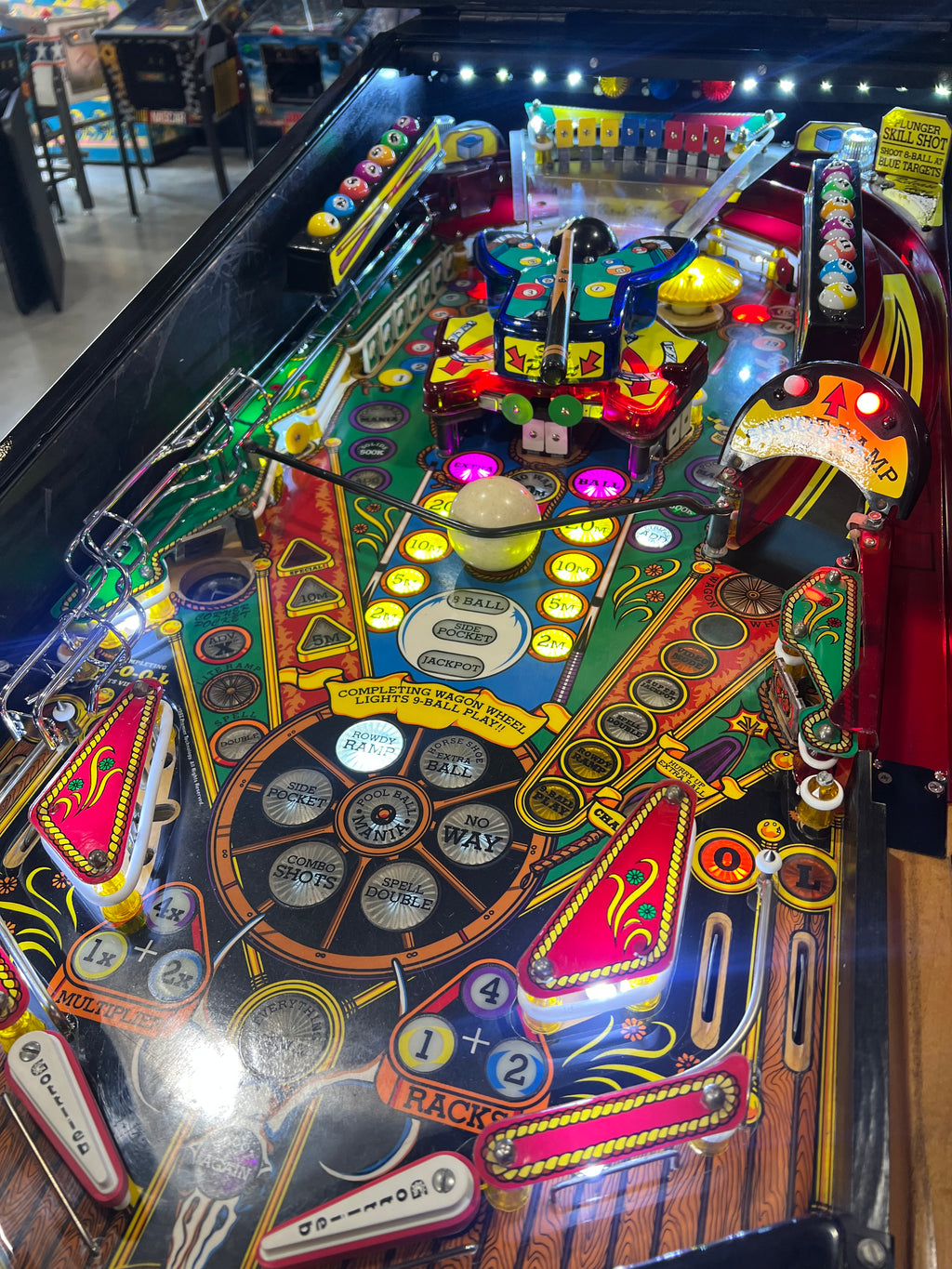 Cue Ball Wizard - 1992 Gottlieb Pinball Machine - WORKS 100% - Nice Game Ready for your Home or Arcade!