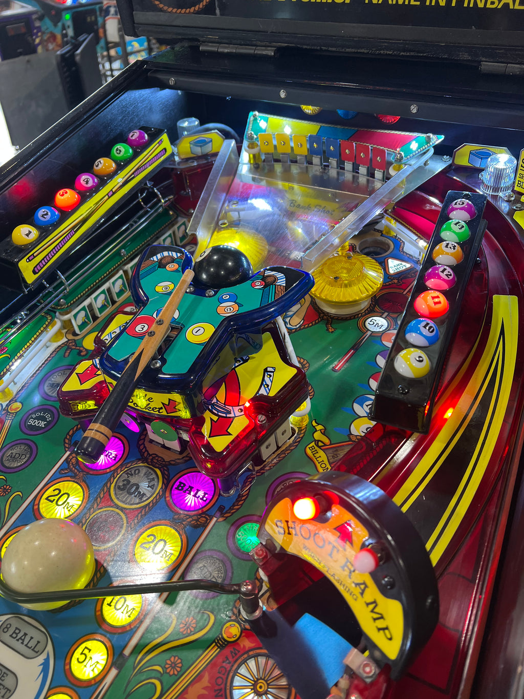 Cue Ball Wizard - 1992 Gottlieb Pinball Machine - WORKS 100% - Nice Game Ready for your Home or Arcade!