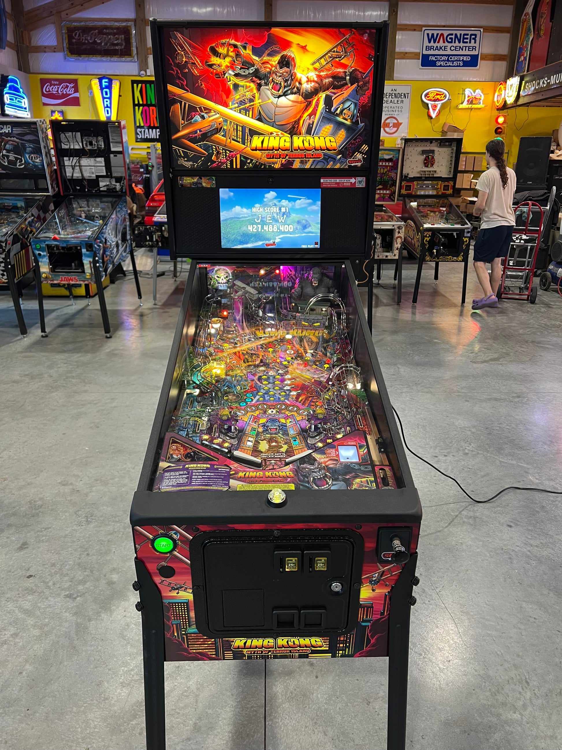 KING KONG PREMIUM - 2026 Stern Pinball Machine - WORKS 100% - Brand New - INSIDER CONNECTED