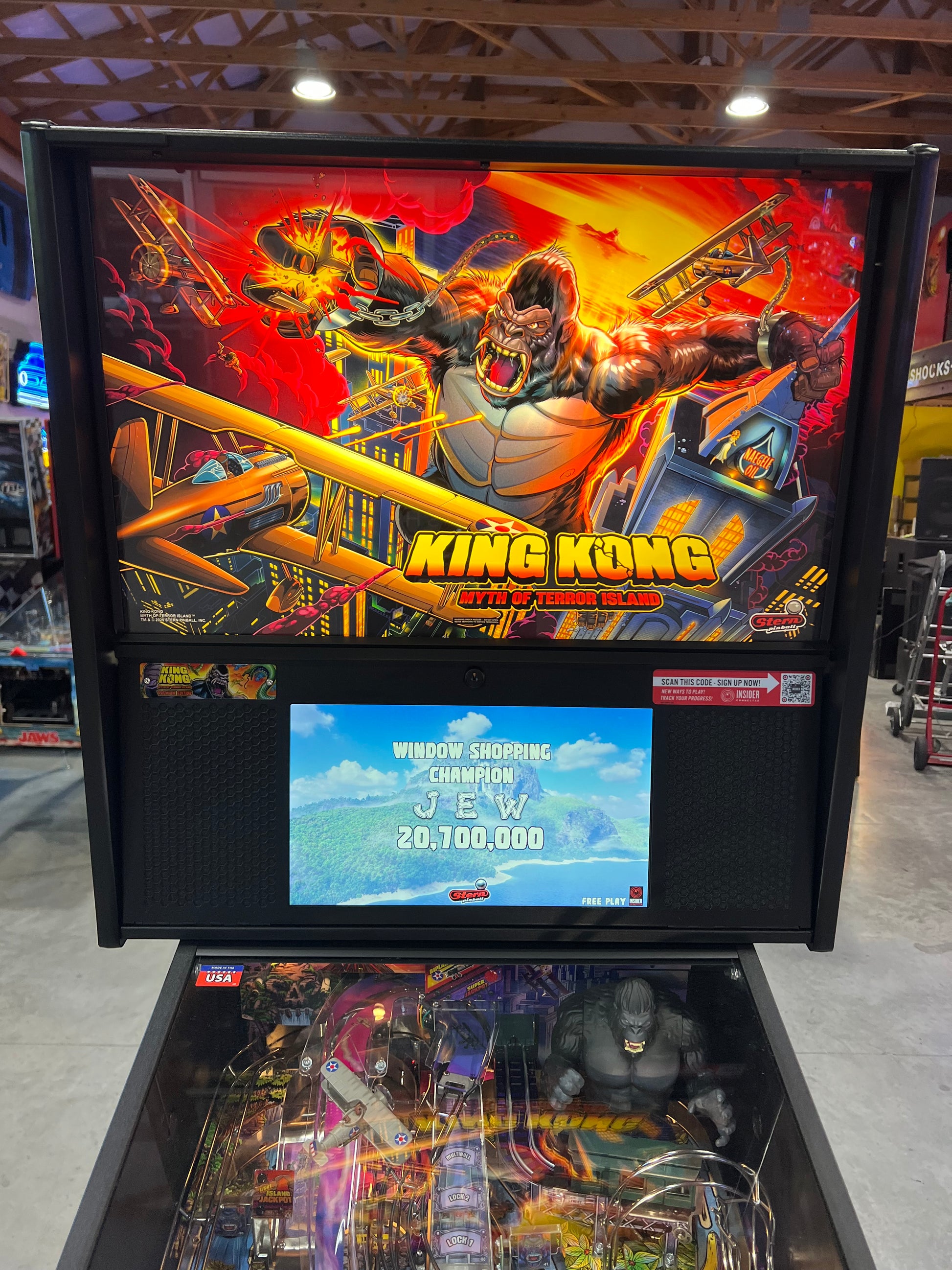 KING KONG PREMIUM - 2026 Stern Pinball Machine - WORKS 100% - Brand New - INSIDER CONNECTED