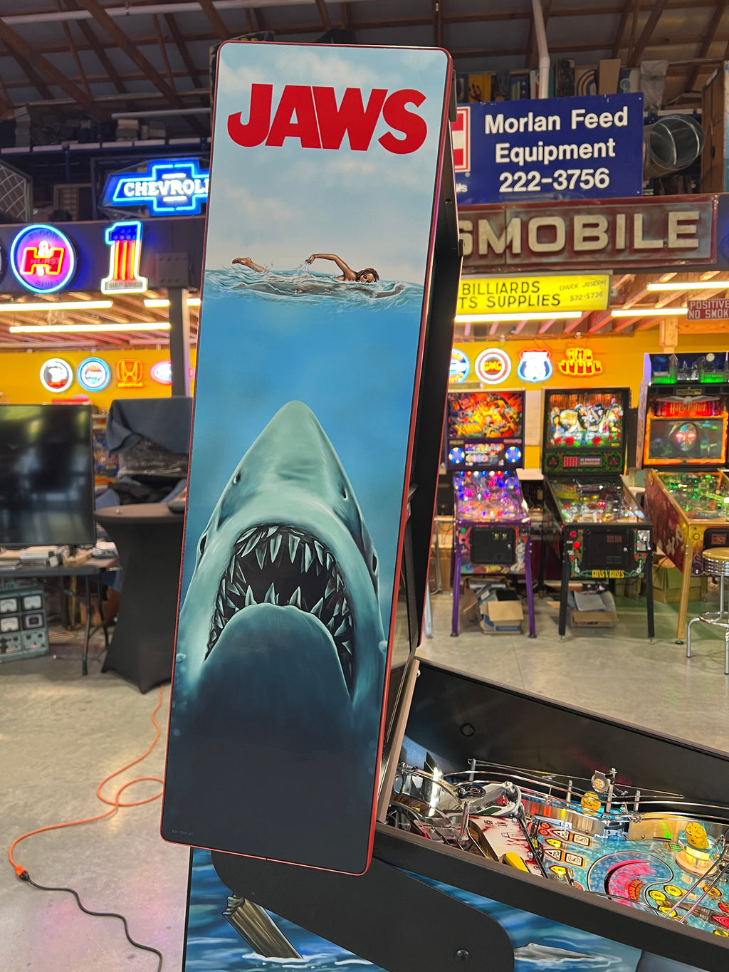 JAWS PREMIUM - 2026 Stern Pinball Machine - WORKS 100% - Brand New - INSIDER CONNECTED