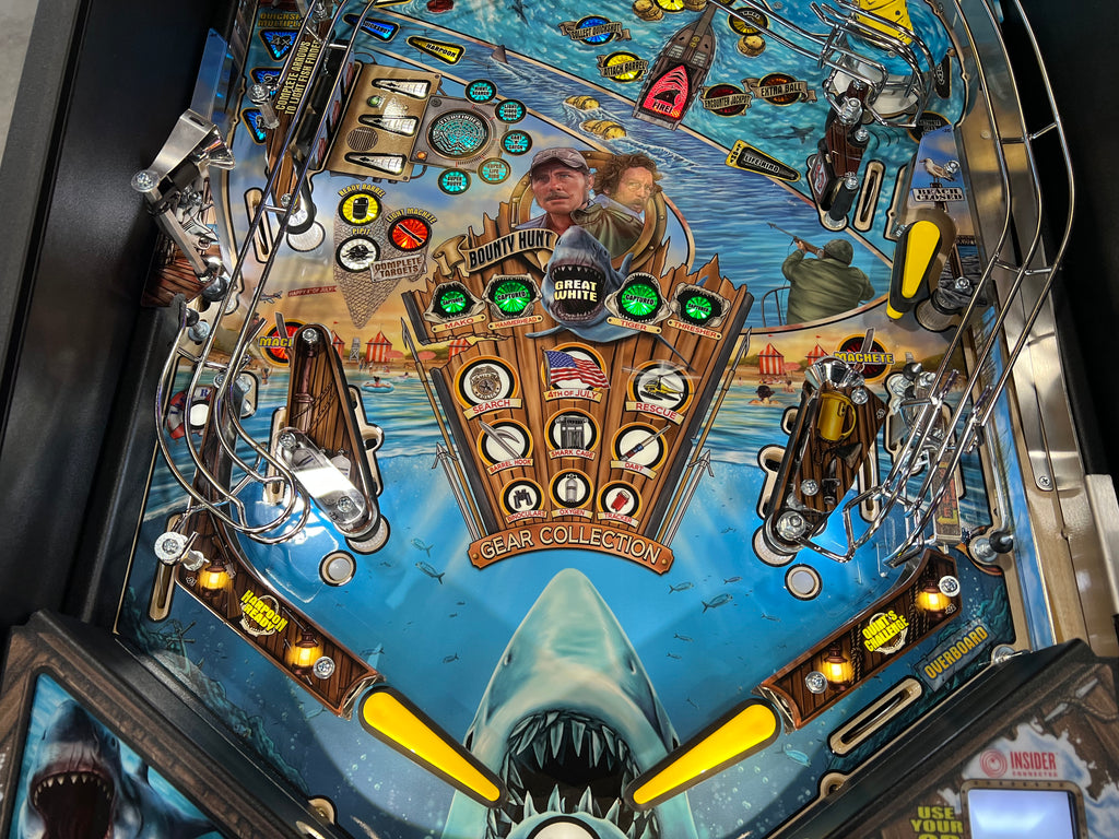 JAWS PREMIUM - 2026 Stern Pinball Machine - WORKS 100% - Brand New - INSIDER CONNECTED