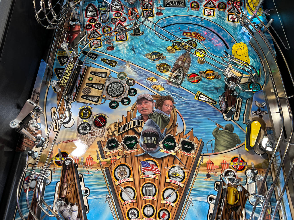 JAWS PREMIUM - 2026 Stern Pinball Machine - WORKS 100% - Brand New - INSIDER CONNECTED