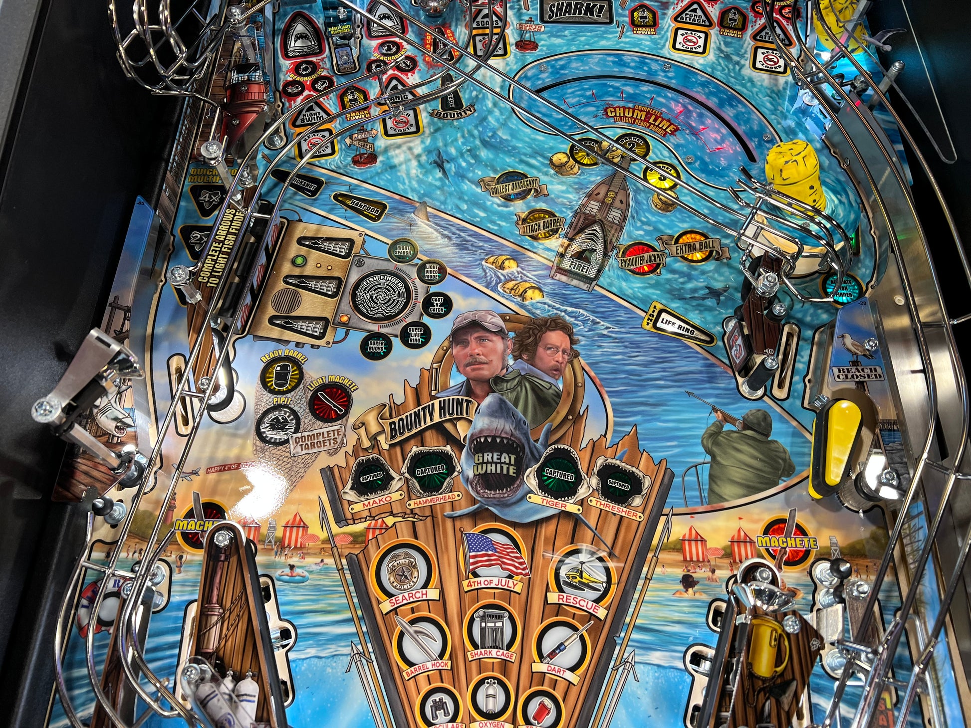 JAWS PREMIUM - 2026 Stern Pinball Machine - WORKS 100% - Brand New - INSIDER CONNECTED