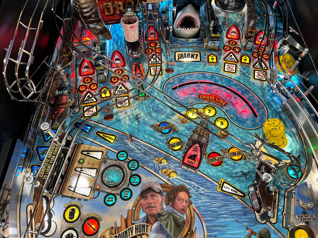 JAWS PREMIUM - 2026 Stern Pinball Machine - WORKS 100% - Brand New - INSIDER CONNECTED