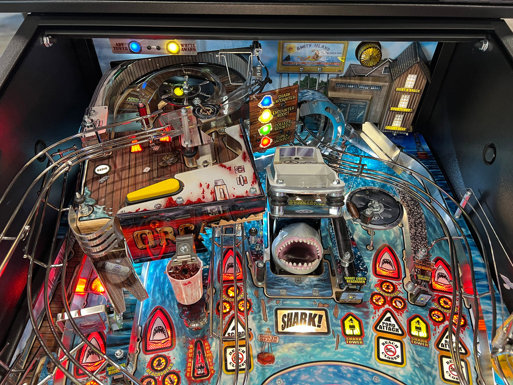 JAWS PREMIUM - 2026 Stern Pinball Machine - WORKS 100% - Brand New - INSIDER CONNECTED