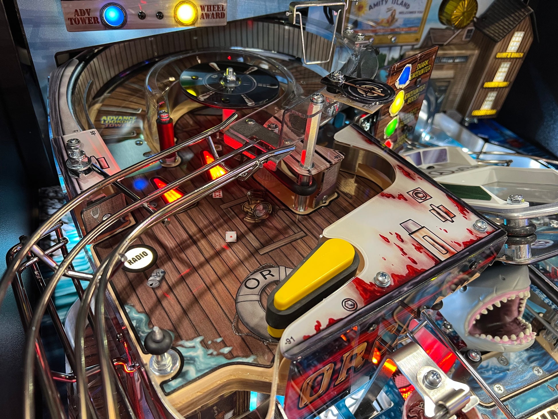 JAWS PREMIUM - 2026 Stern Pinball Machine - WORKS 100% - Brand New - INSIDER CONNECTED