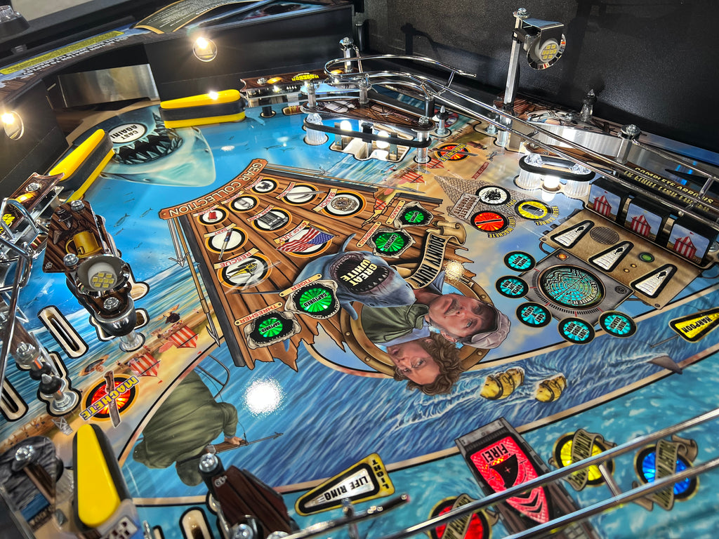 JAWS PREMIUM - 2026 Stern Pinball Machine - WORKS 100% - Brand New - INSIDER CONNECTED