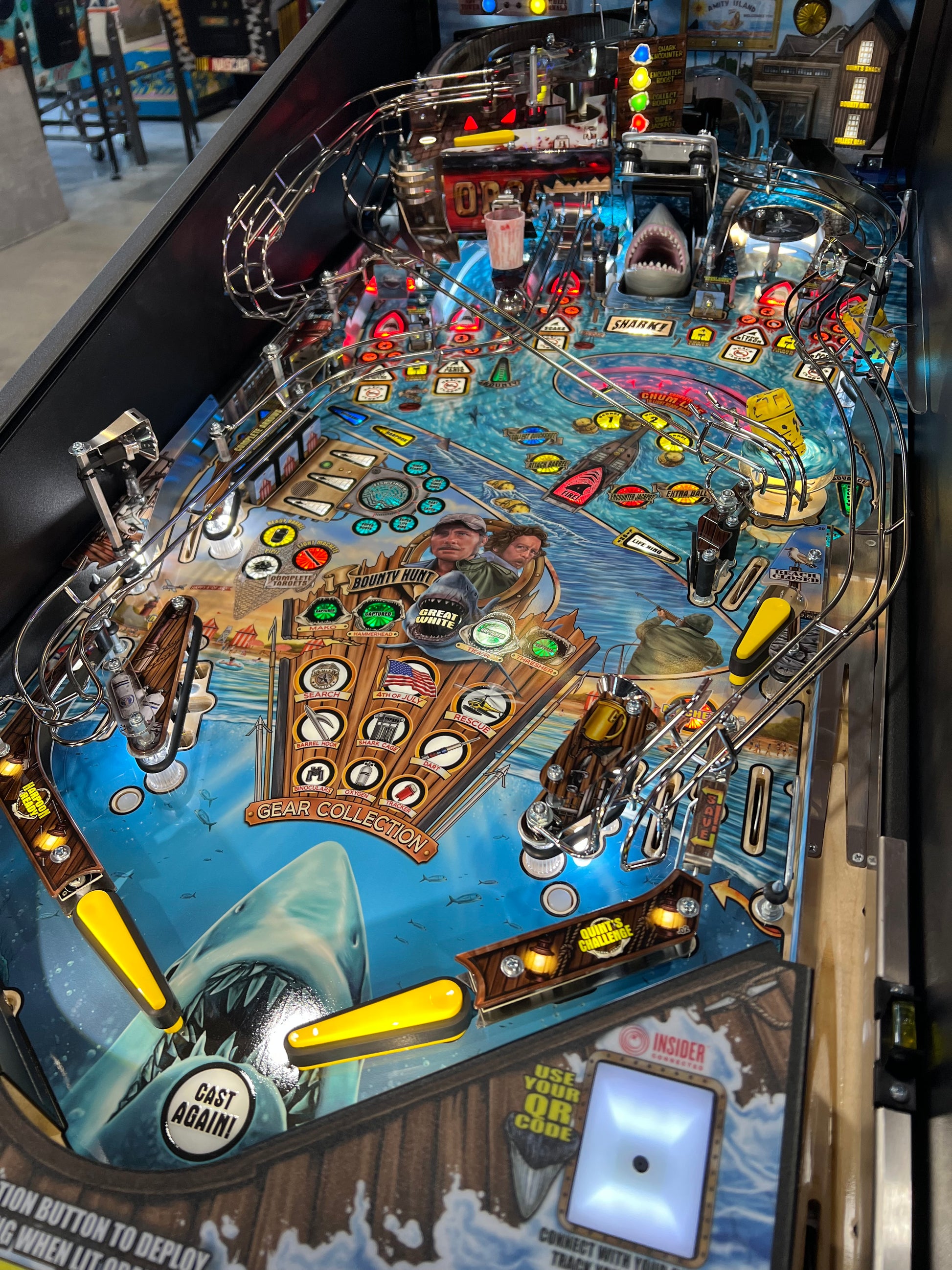 JAWS PREMIUM - 2026 Stern Pinball Machine - WORKS 100% - Brand New - INSIDER CONNECTED