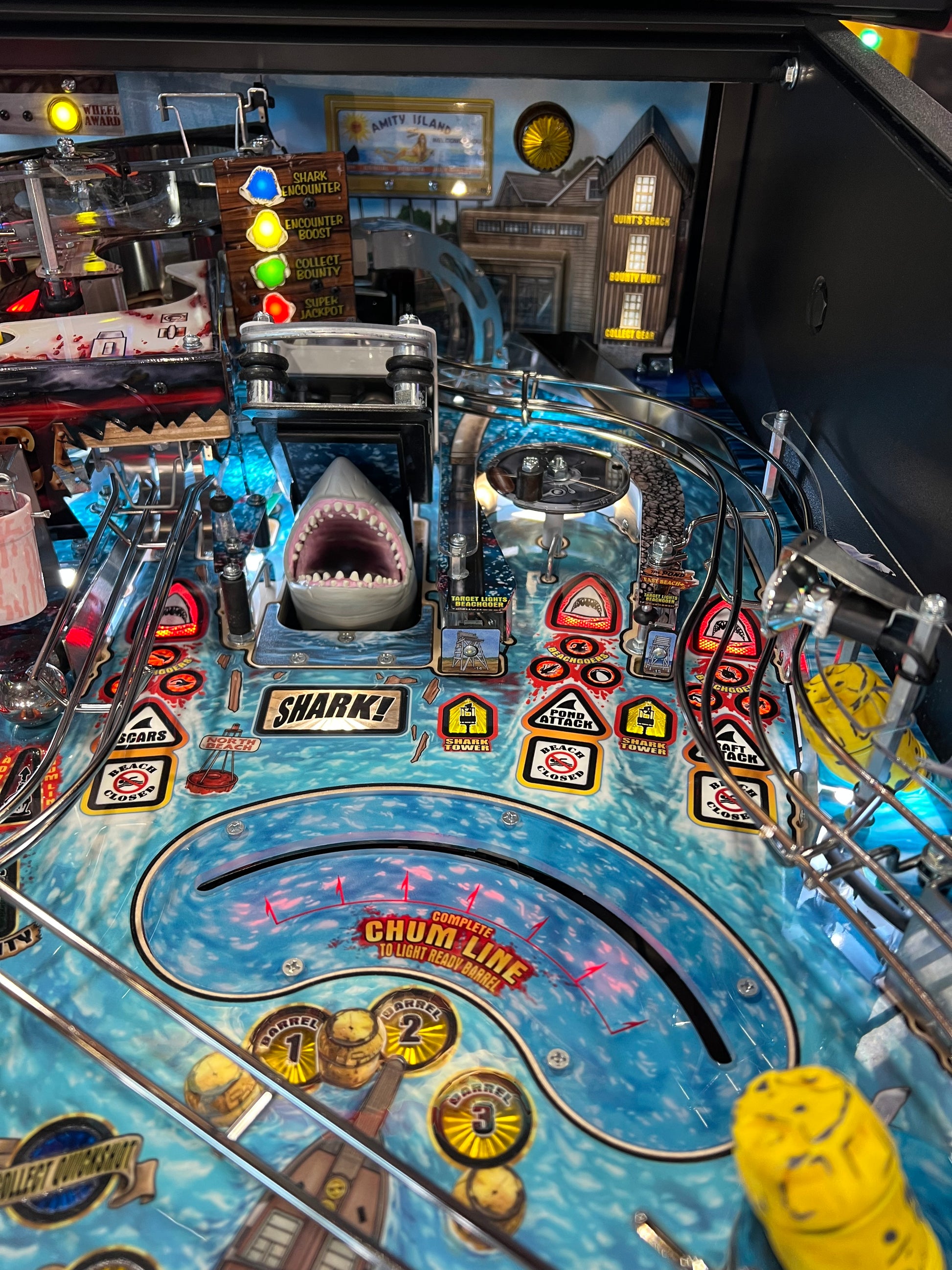 JAWS PREMIUM - 2026 Stern Pinball Machine - WORKS 100% - Brand New - INSIDER CONNECTED
