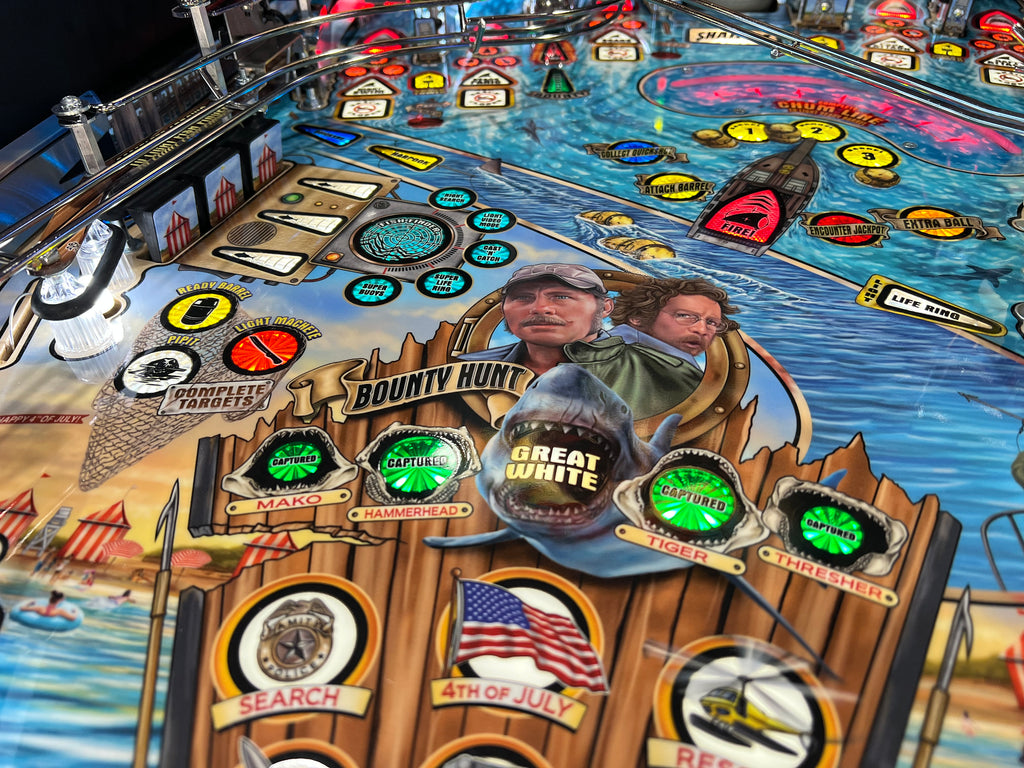 JAWS PREMIUM - 2026 Stern Pinball Machine - WORKS 100% - Brand New - INSIDER CONNECTED