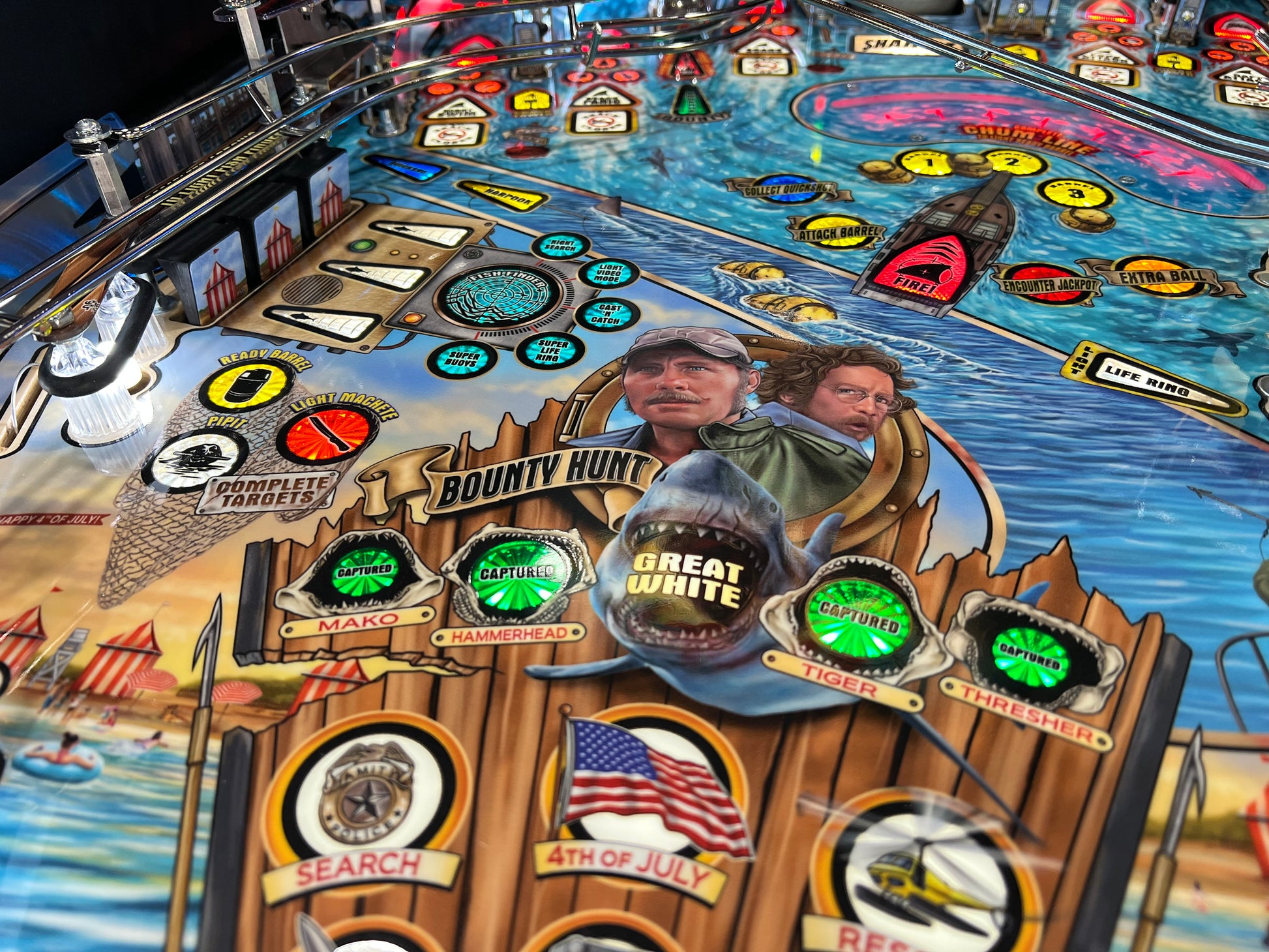 JAWS PREMIUM - 2026 Stern Pinball Machine - WORKS 100% - Brand New - INSIDER CONNECTED