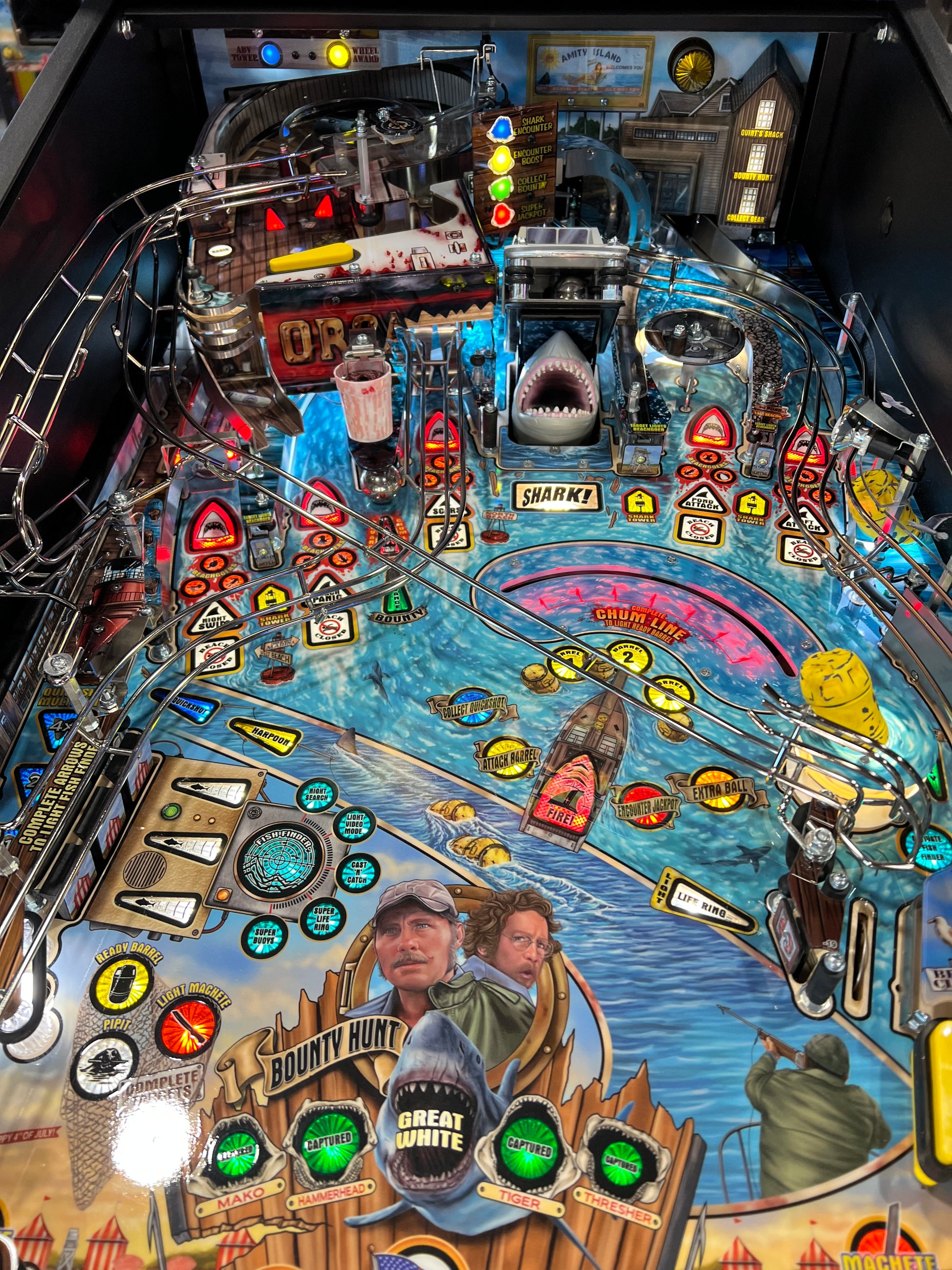 JAWS PREMIUM - 2026 Stern Pinball Machine - WORKS 100% - Brand New - INSIDER CONNECTED