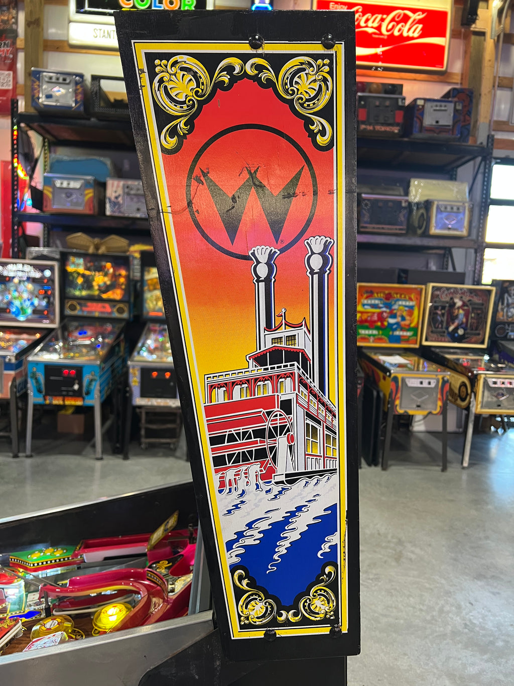 Riverboat Gambler - 1990 Williams Pinball Machine - WORKS 100% - READY TO GO! Every Element Works AS IT SHOULD!