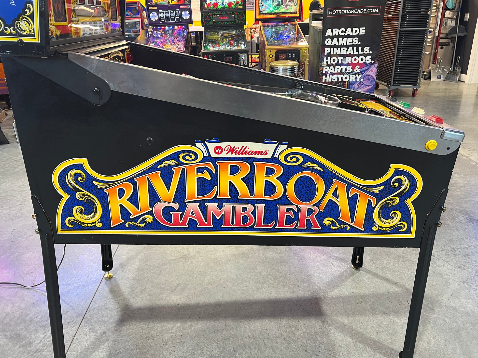 Riverboat Gambler - 1990 Williams Pinball Machine - WORKS 100% - READY TO GO! Every Element Works AS IT SHOULD!