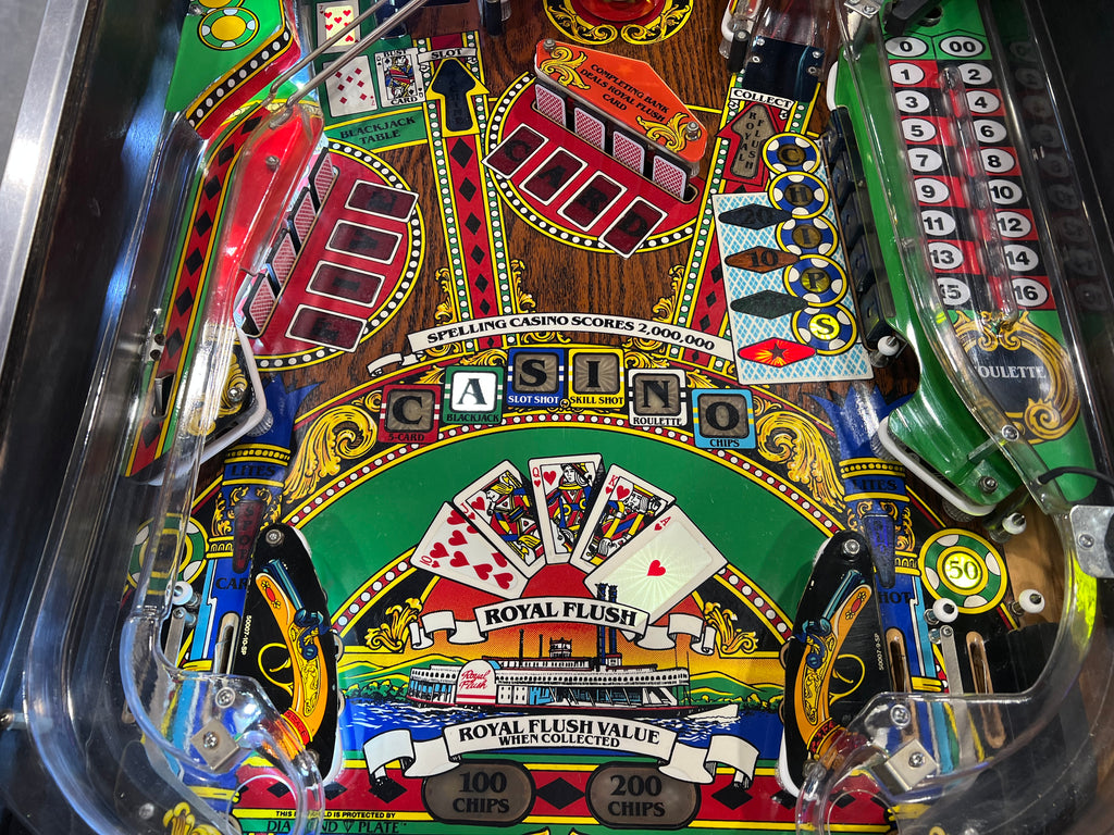 Riverboat Gambler - 1990 Williams Pinball Machine - WORKS 100% - READY TO GO! Every Element Works AS IT SHOULD!