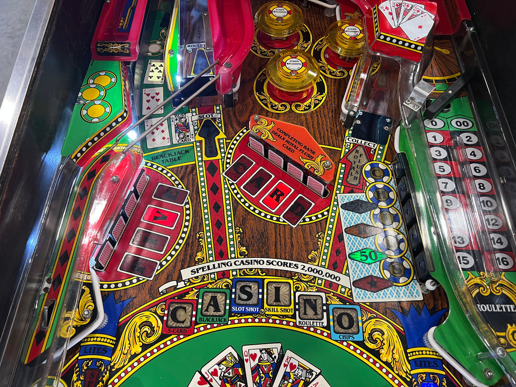 Riverboat Gambler - 1990 Williams Pinball Machine - WORKS 100% - READY TO GO! Every Element Works AS IT SHOULD!