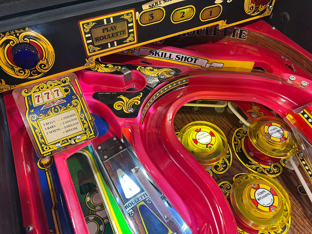 Riverboat Gambler - 1990 Williams Pinball Machine - WORKS 100% - READY TO GO! Every Element Works AS IT SHOULD!
