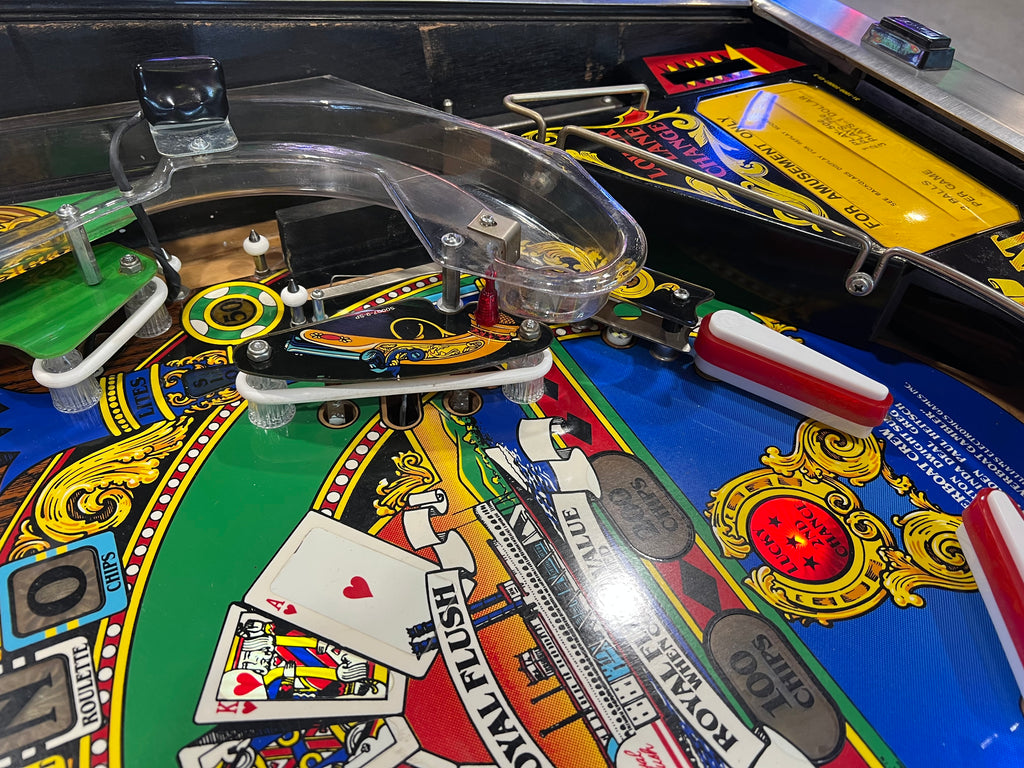 Riverboat Gambler - 1990 Williams Pinball Machine - WORKS 100% - READY TO GO! Every Element Works AS IT SHOULD!