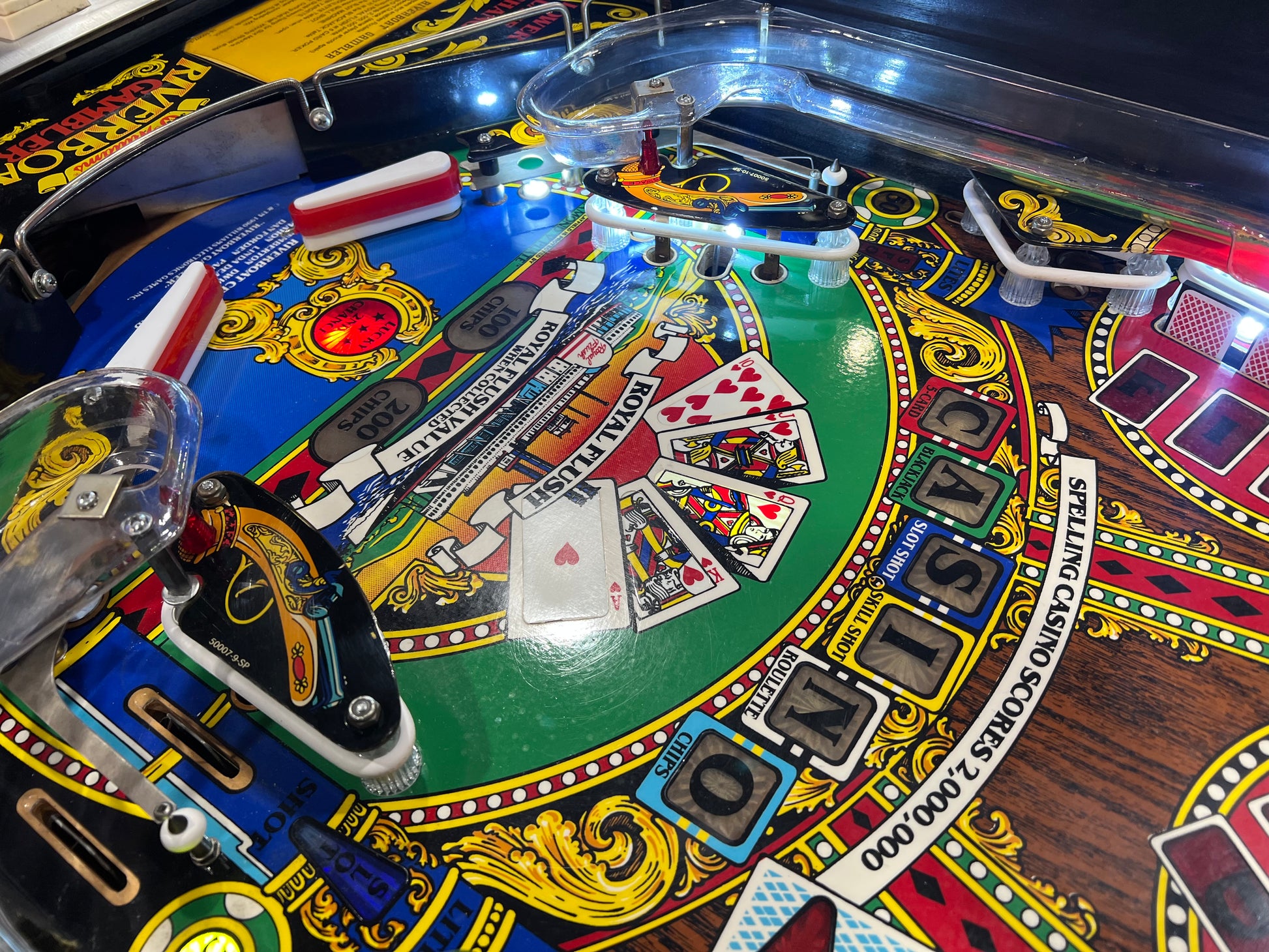 Riverboat Gambler - 1990 Williams Pinball Machine - WORKS 100% - READY TO GO! Every Element Works AS IT SHOULD!