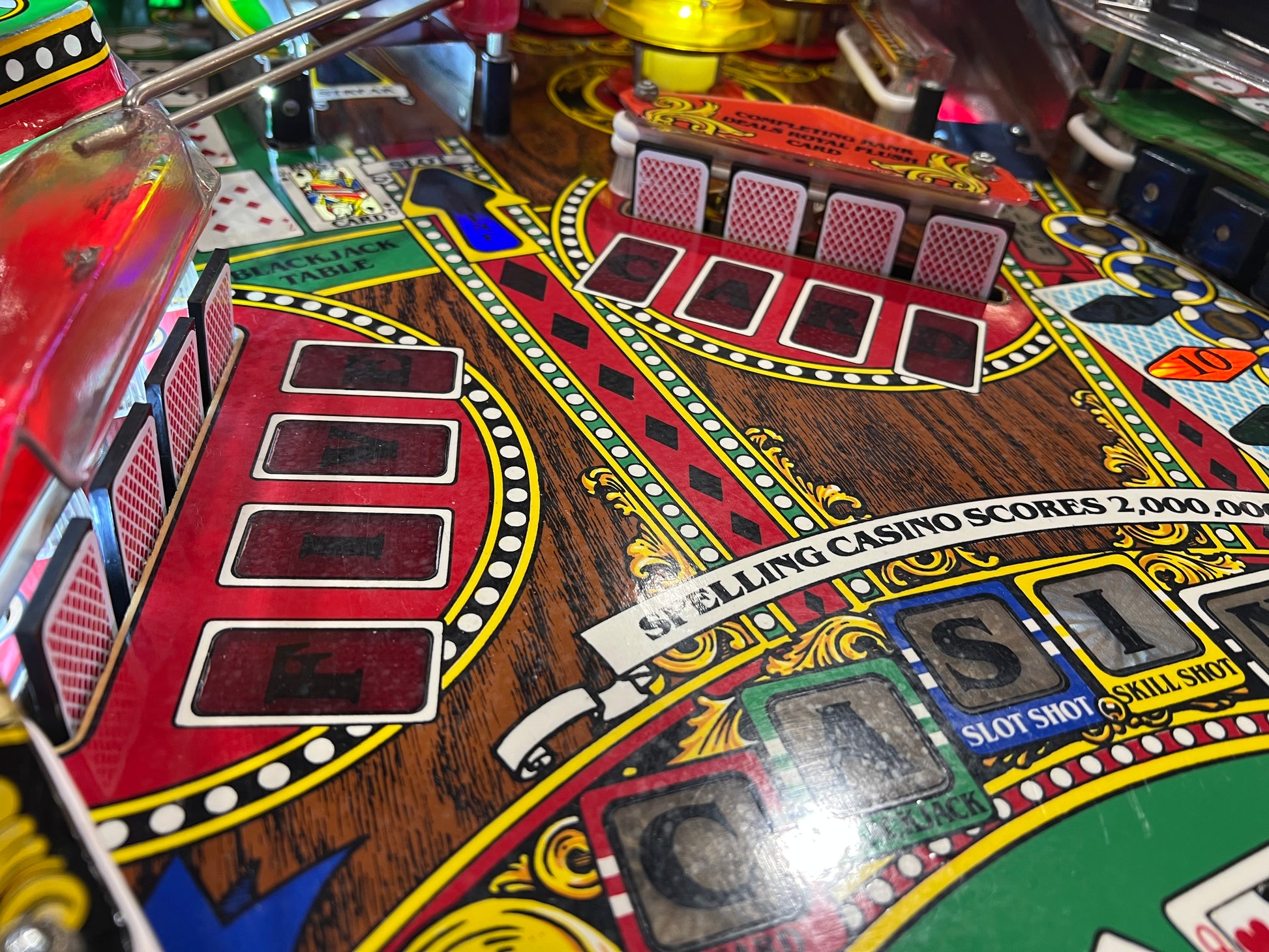 Riverboat Gambler - 1990 Williams Pinball Machine - WORKS 100% - READY TO GO! Every Element Works AS IT SHOULD!
