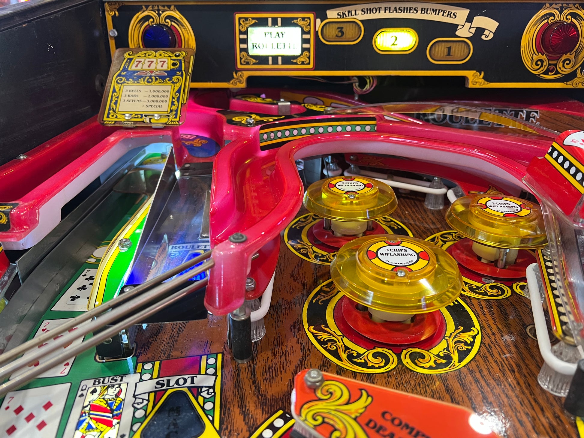 Riverboat Gambler - 1990 Williams Pinball Machine - WORKS 100% - READY TO GO! Every Element Works AS IT SHOULD!