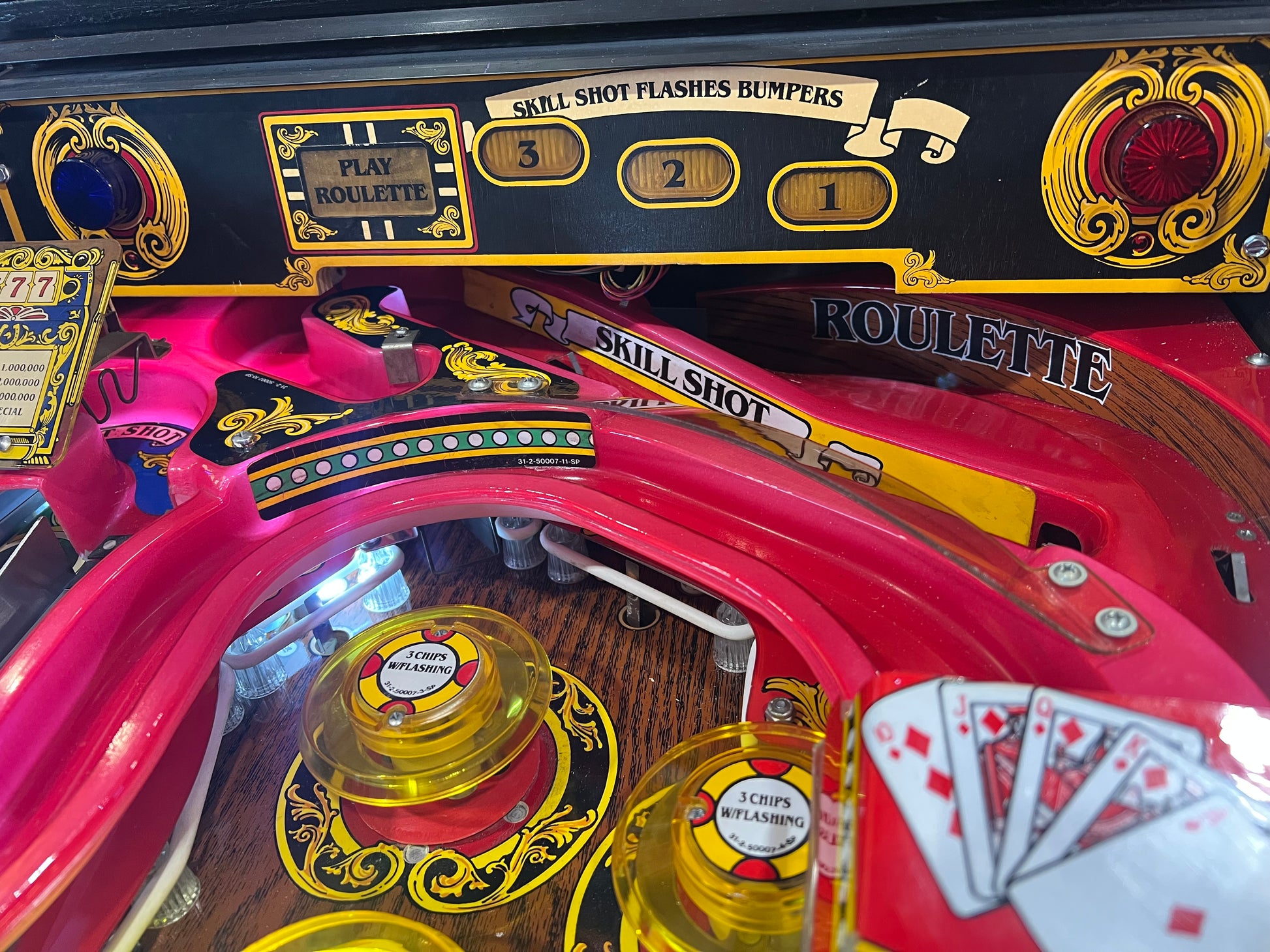 Riverboat Gambler - 1990 Williams Pinball Machine - WORKS 100% - READY TO GO! Every Element Works AS IT SHOULD!