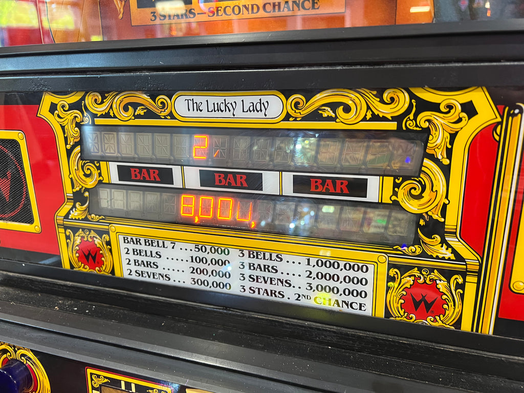 Riverboat Gambler - 1990 Williams Pinball Machine - WORKS 100% - READY TO GO! Every Element Works AS IT SHOULD!