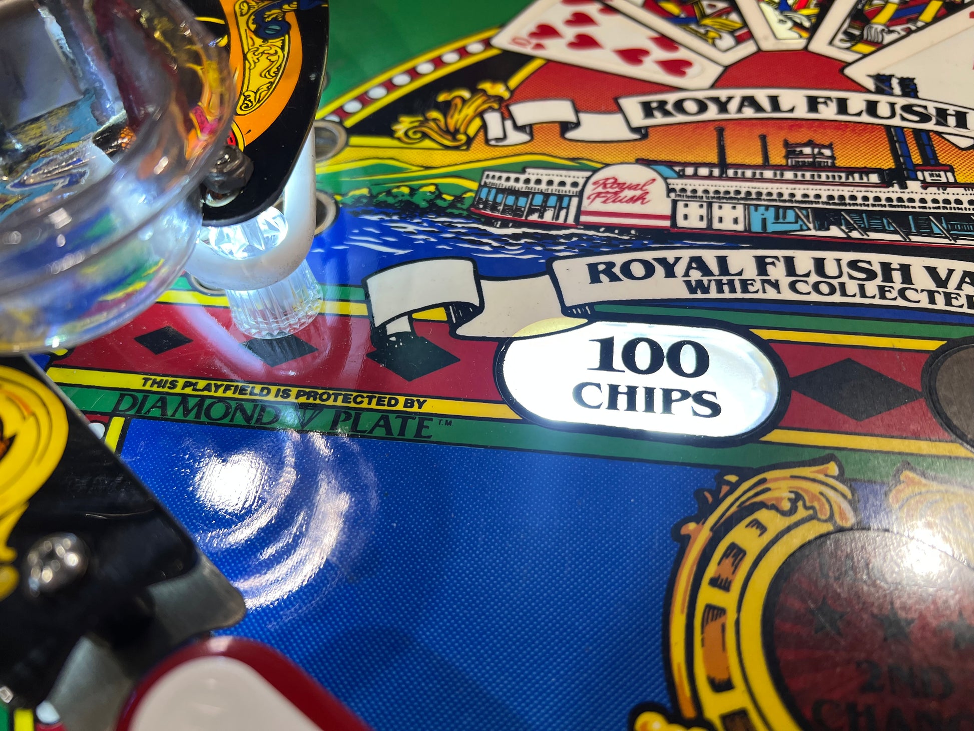Riverboat Gambler - 1990 Williams Pinball Machine - WORKS 100% - READY TO GO! Every Element Works AS IT SHOULD!