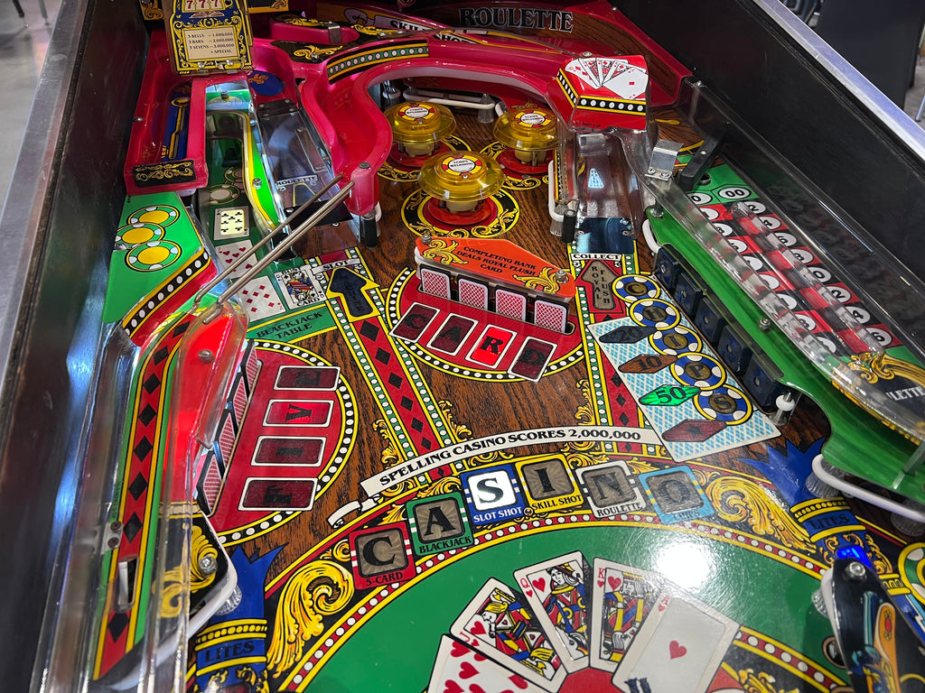 Riverboat Gambler - 1990 Williams Pinball Machine - WORKS 100% - READY TO GO! Every Element Works AS IT SHOULD!