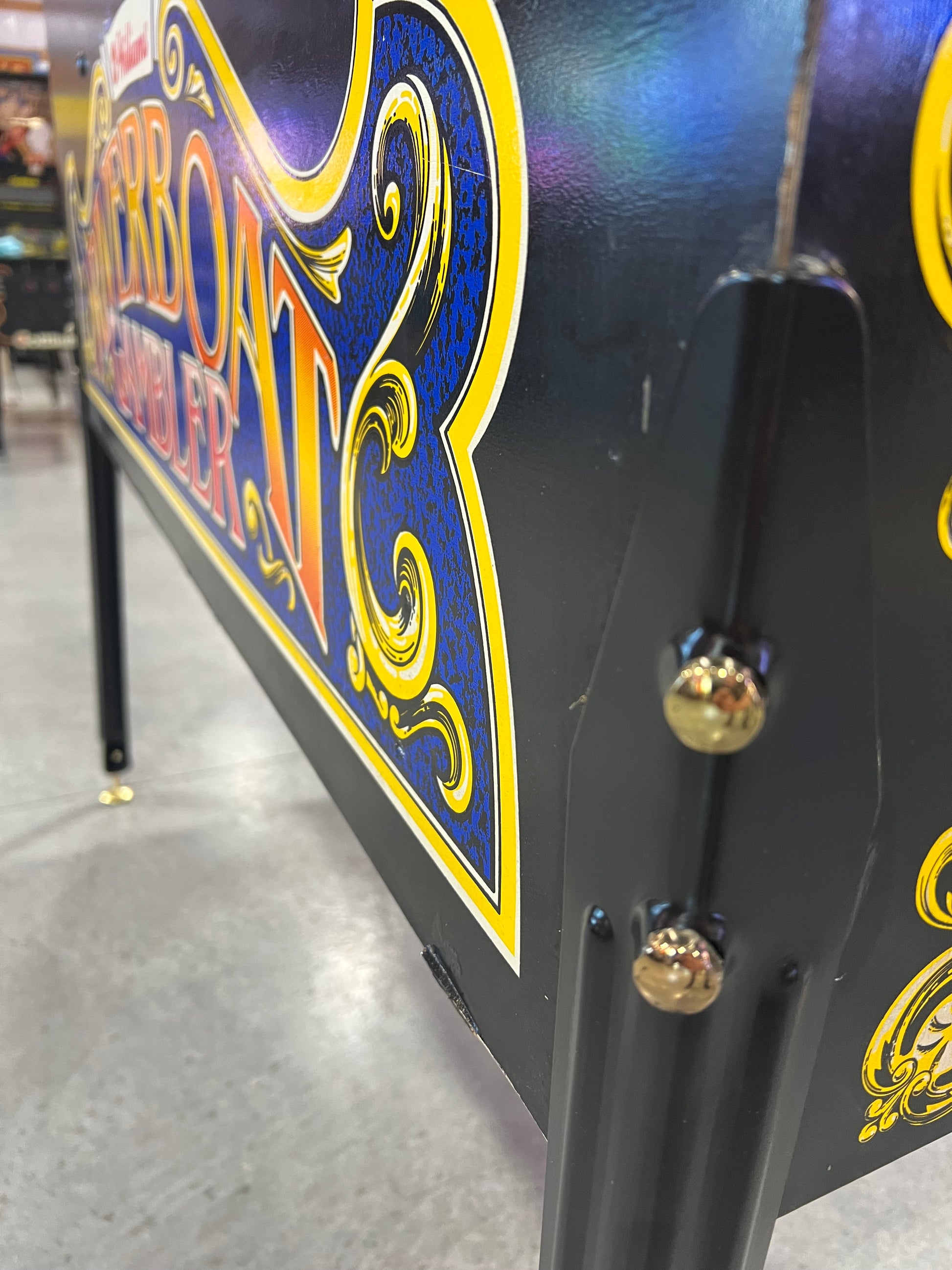 Riverboat Gambler - 1990 Williams Pinball Machine - WORKS 100% - READY TO GO! Every Element Works AS IT SHOULD!