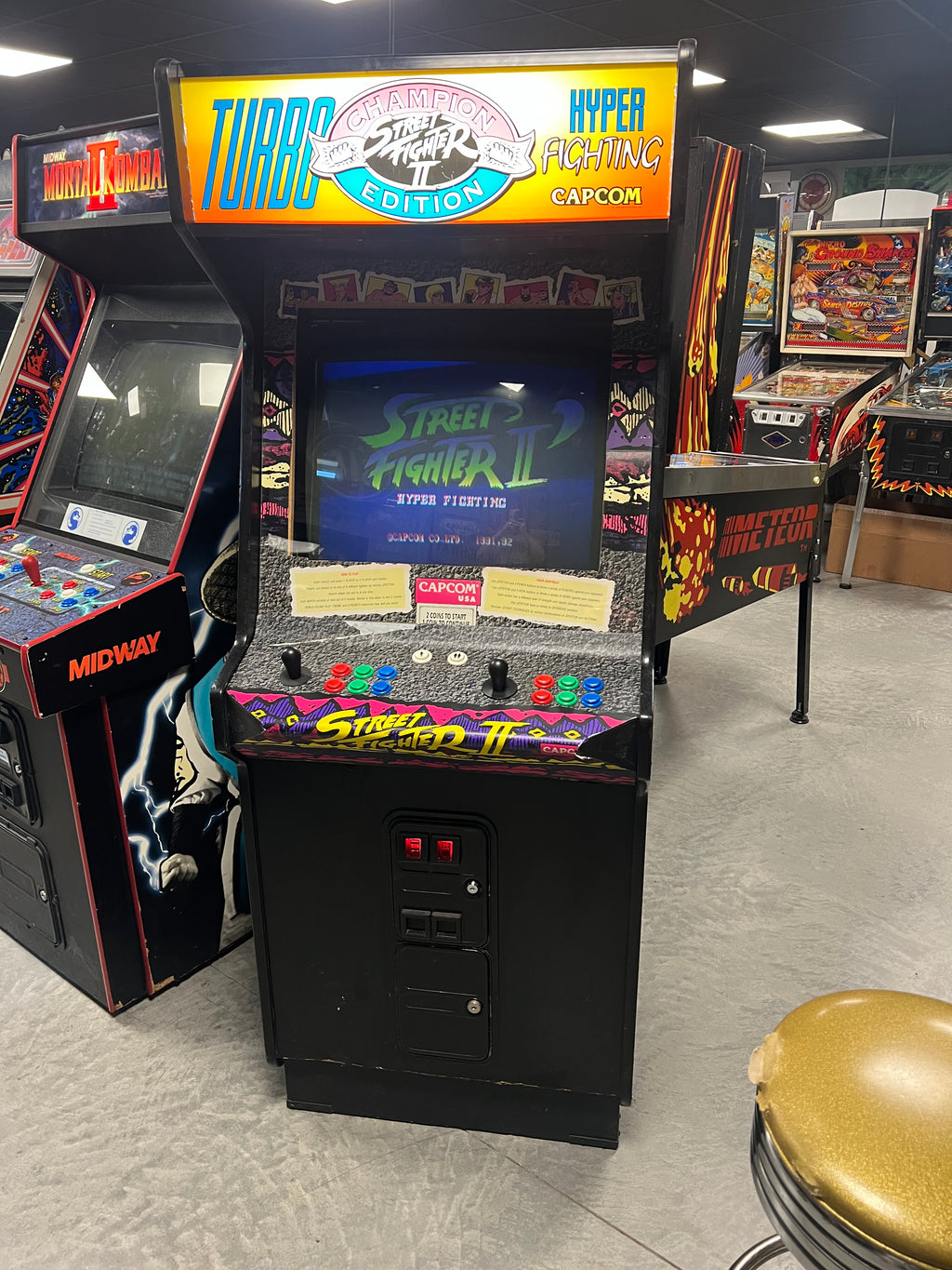 STREET FIGHTER 2 - HYPER FIGHTING - Capcom Arcade Game - Works 100% - Fight Like The Best!