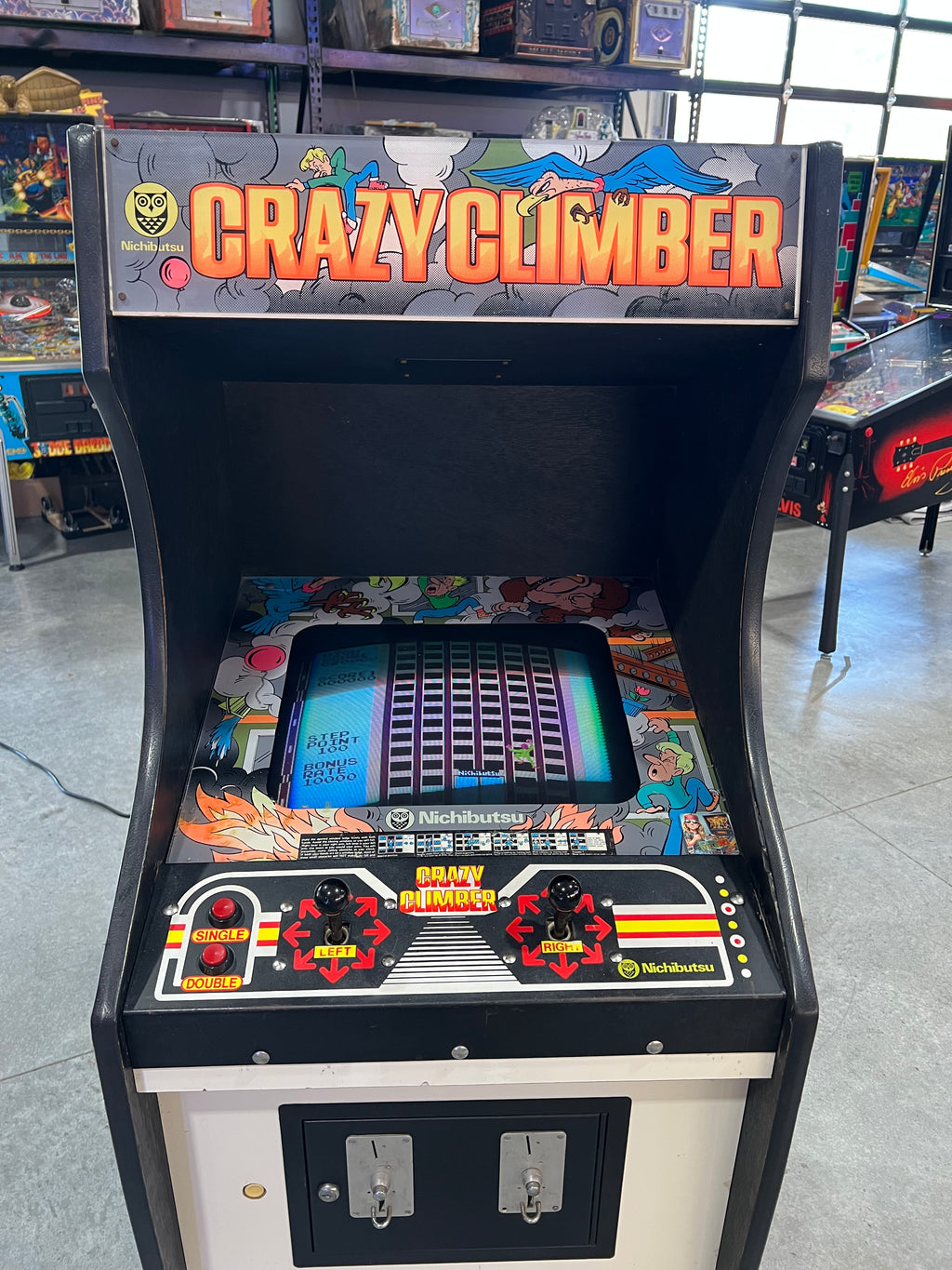 CRAZY CLIMBER - Nichibutsu Arcade Game - Works 100% - Rarer Classic - Hard to Find!